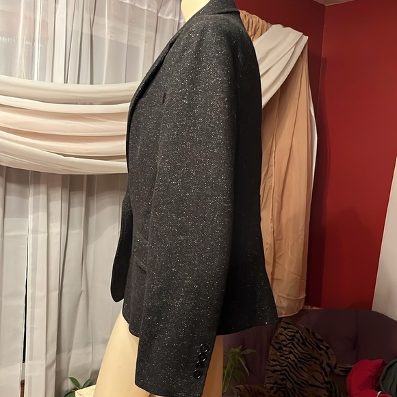 Like new Talbots black multicolored heathered lined jacket - Picture 5 of 13